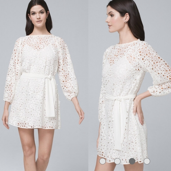 Monique Lhuillier Dresses & Skirts - NWT MONIQUE LHUILLIER White Lace Blouson Dress